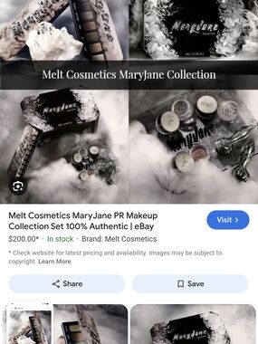 Melt Cosmetics MaryJane Collection Eyeshadow & Glitter Set - BNWB